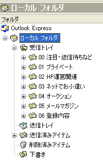 メール振り分け（メール仕訳け）